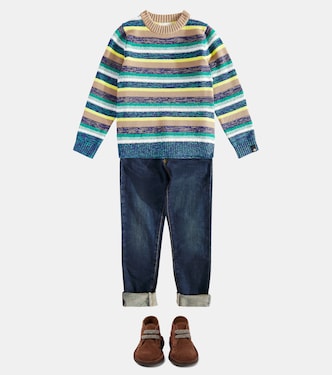 Pull rayé en coton mélangé | Scotch & Soda Kids