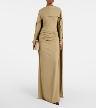 Abito lungo Malena in jersey con ruches | Tove