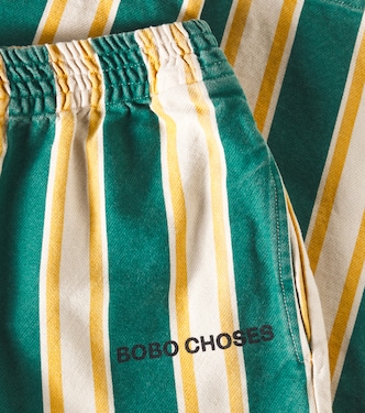 Pantaloni in cotone a righe | Bobo Choses