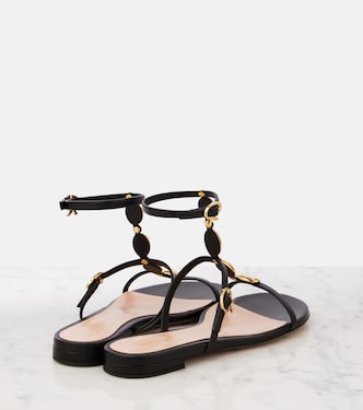 Sandales en cuir à ornements | Gianvito Rossi