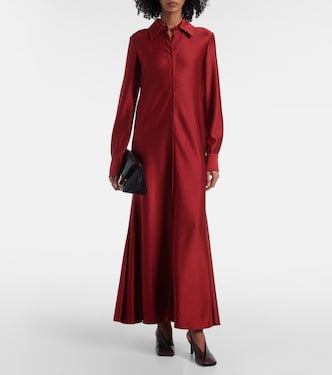 Abito chemisier in raso | Jil Sander
