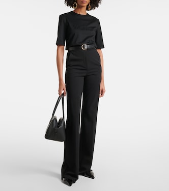 T-shirt Peter in lana con logo | Max Mara