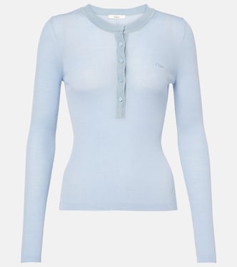 Henley-Top aus Wolle | Chloé