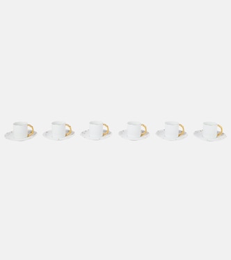 Haas Mojave set of 6 espresso cups and saucers | L'Objet