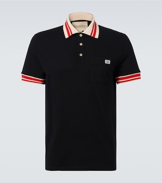 Polohemd VLogo aus Baumwoll-Piqué | Valentino