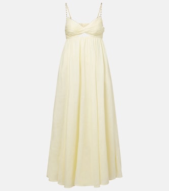 Rhiannon linen bustier dress | Zimmermann