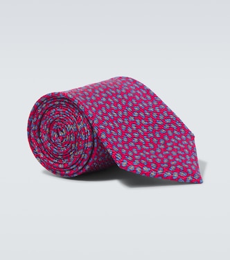 Paisley silk tie | Brioni