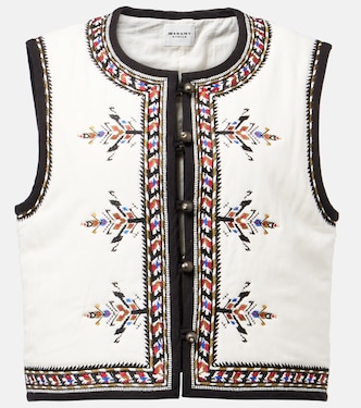 Zeana embroidered vest | Marant Etoile