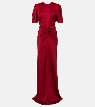 Robe aus Satin | Victoria Beckham