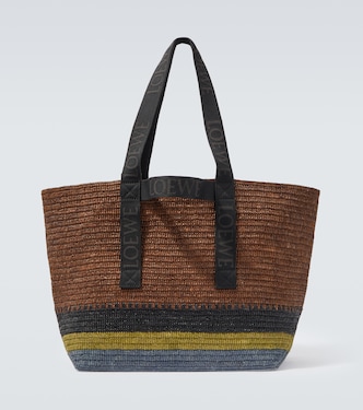 Shopper Fold aus Raffiabast | Loewe