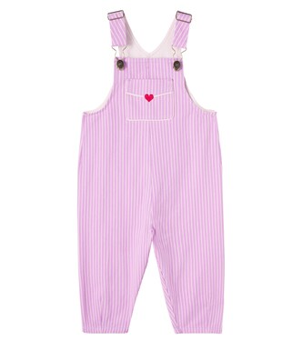 Bébé – Salopette lettre en coton rayé | Konges Sløjd