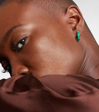 Boucles d'oreilles Hugie en or 18 ct et émeraudes | Shay Jewelry