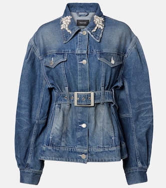 Turbo embellished denim jacket | Simone Rocha