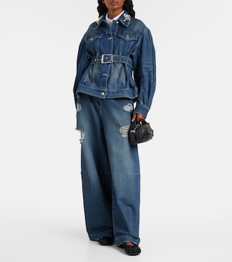 Turbo embellished denim jacket | Simone Rocha