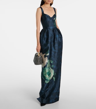 Floral jacquard gown | Erdem