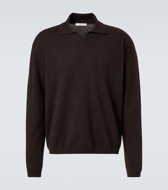 Franz cashmere polo sweater | The Row