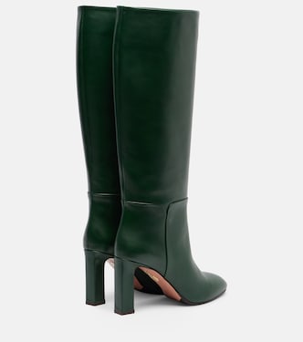 Sellier 85 leather knee-high boots | Aquazzura