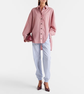 Pantalon rayé en coton | The Attico