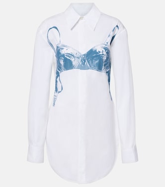 Printed cotton-blend shirt | Jean Paul Gaultier