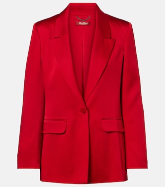Satin crêpe blazer | Max Mara