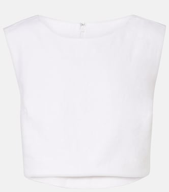 Martina cropped linen top | Posse