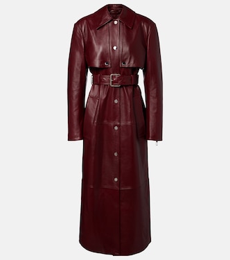 Paste leather trench coat | Sportmax