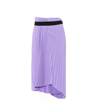 Falda midi plisada | Balenciaga