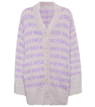 Textured jacquard-knit cardigan | Stella McCartney