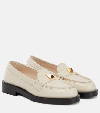Roman Stud leather loafers | Valentino Garavani