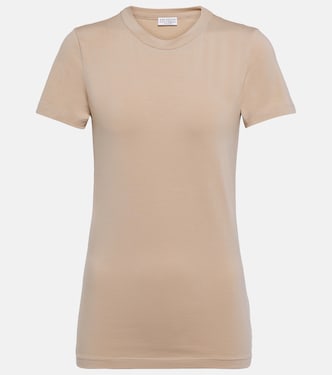 T-Shirt aus einem Baumwollgemisch | Brunello Cucinelli