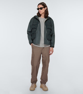 Checked layered blouson jacket | Undercover