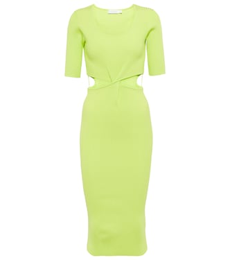 Collette ribbed-knit cutout midi dress | Simkhai
