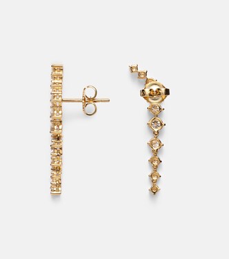 Boucles d’oreilles Mini Aria Dagger en or 18 ct et diamants | Melissa Kaye