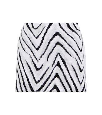 Minifalda en jacquard mezcla de lana | Missoni