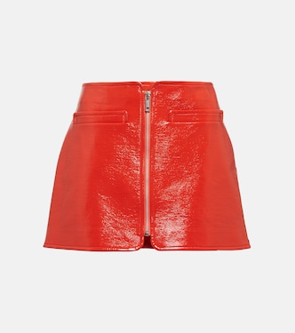 Faux leather miniskirt | Courrèges