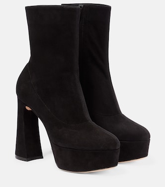 Camnero sock-fit suede ankle boots | Gianvito Rossi