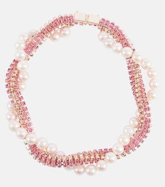 Collana con cristalli e perle | Magda Butrym