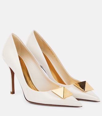 Escarpins One Stud en cuir verni | Valentino Garavani