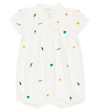 Baby - Jumpsuit corta in cotone | Polo Ralph Lauren Kids