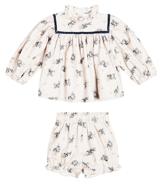 Bébé – Ensemble blouse et short Ayame en coton | C'era Una Volta