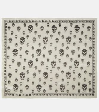 Foulard in seta con stampa | McQueen