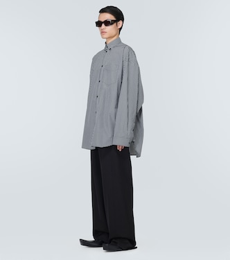 Camicia oversize in misto cotone | Balenciaga