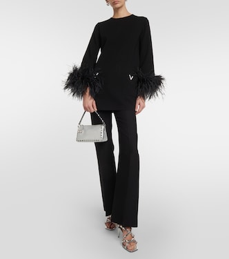 Bluse mit Federn | Valentino