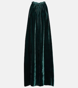 Vestido midi Maren de terciopelo | Velvet