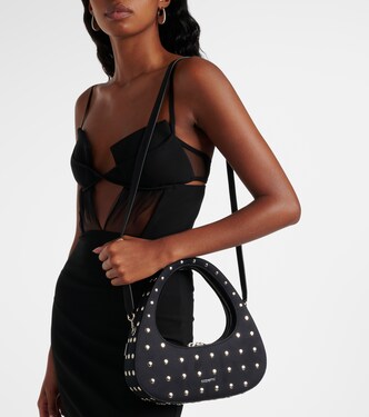 Sac Swipe Small en cuir synthétique à ornements | Coperni