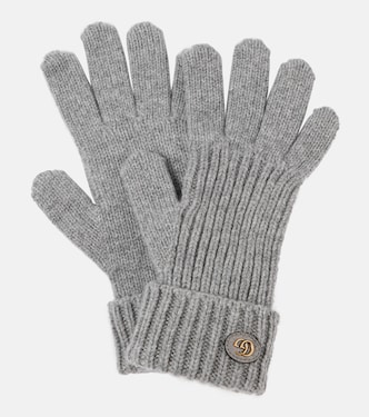 Guanti Double G in lana e cashmere | Gucci