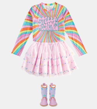 Longsleeve aus Tüll | Stella McCartney Kids
