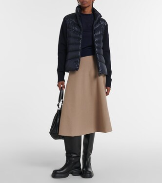 Gonna midi in misto lana | Moncler