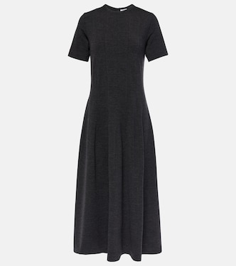 Robe midi en laine et cachemire | Brunello Cucinelli