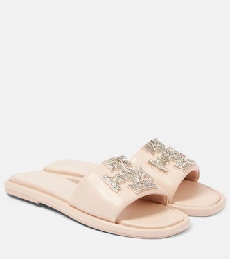 Sandali Double T in pelle | Tory Burch